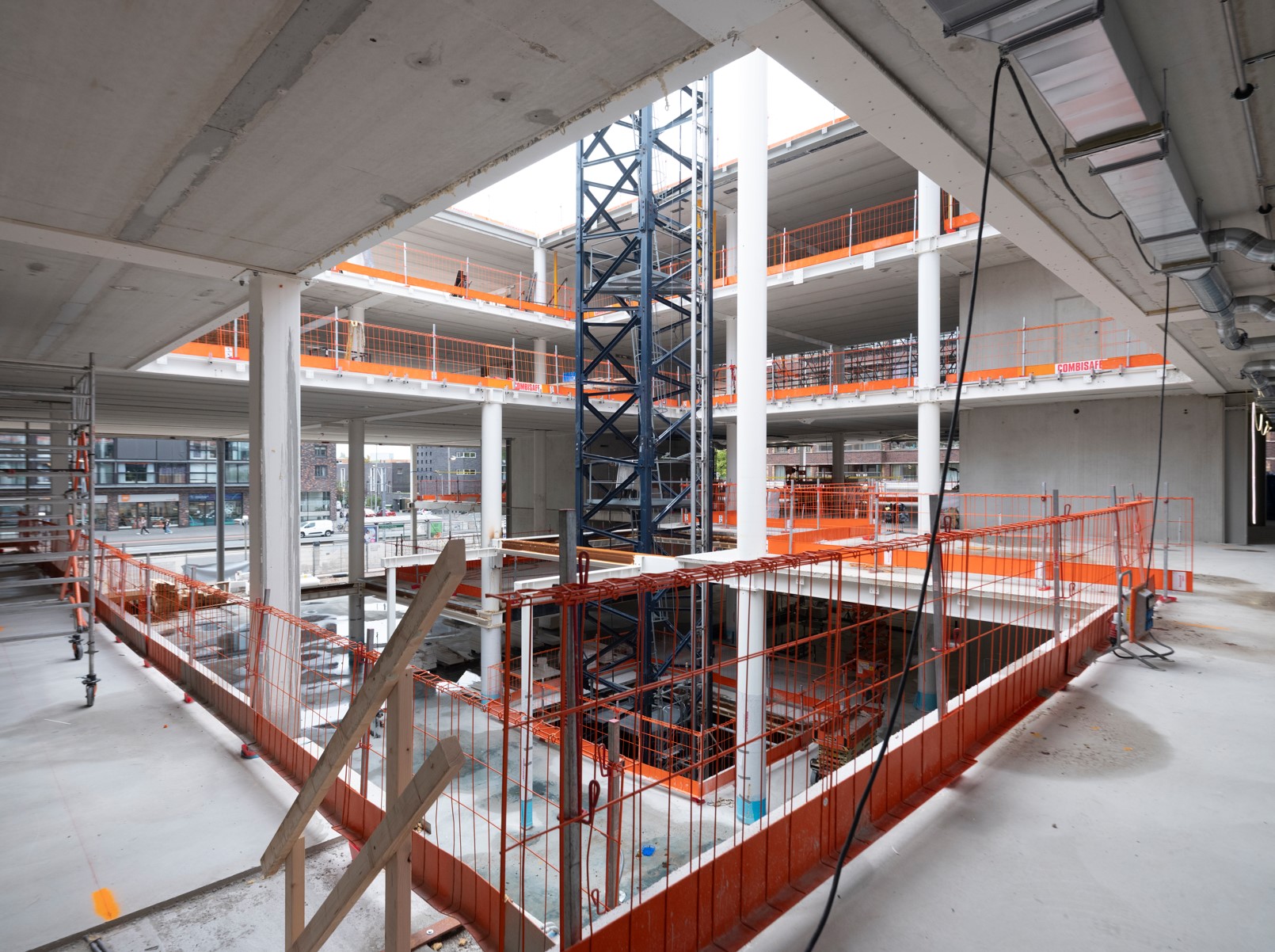 Bouwfase staalconstructie foto 6