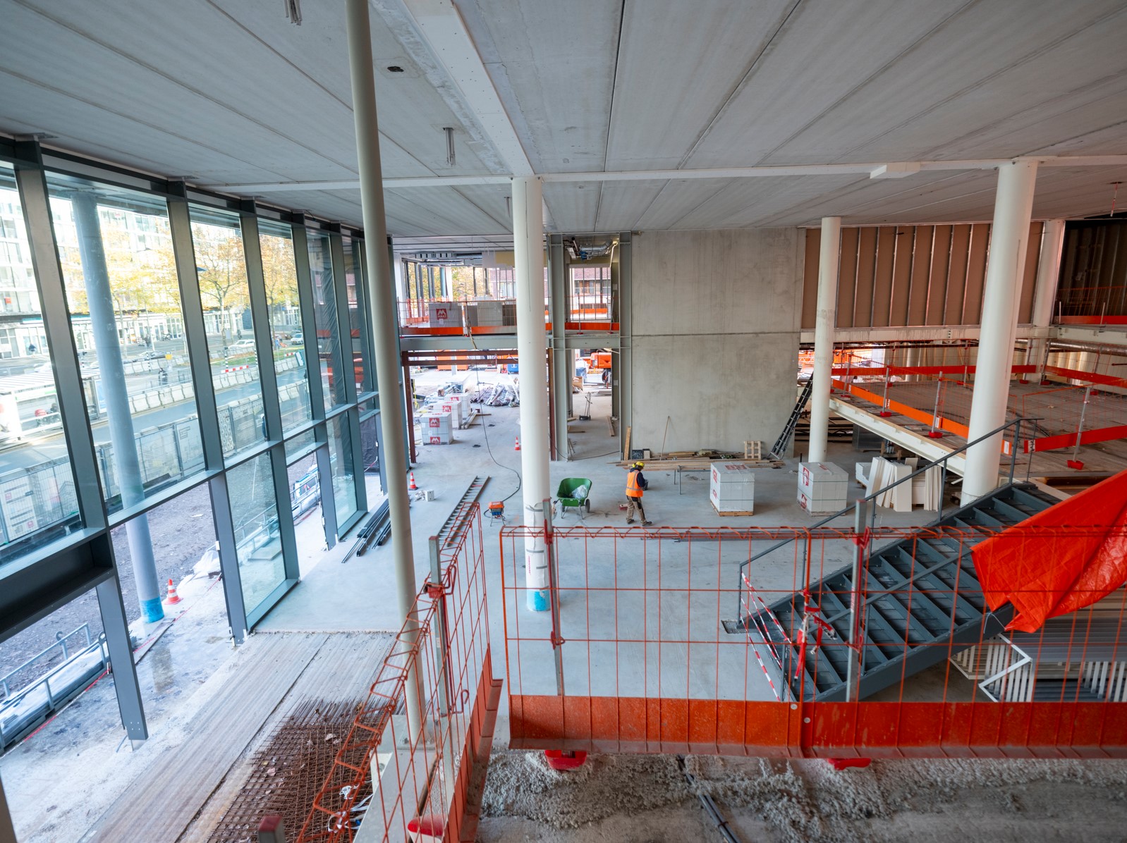 Bouwfase staalconstructie foto 2