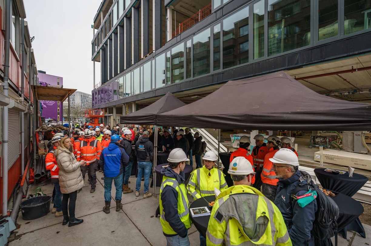 Hoogste punt Laan op Zuid, borrel overview