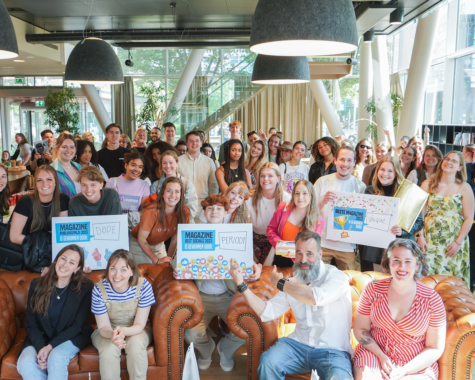 De eindpresentaties tijdens de opleiding bij BP Content