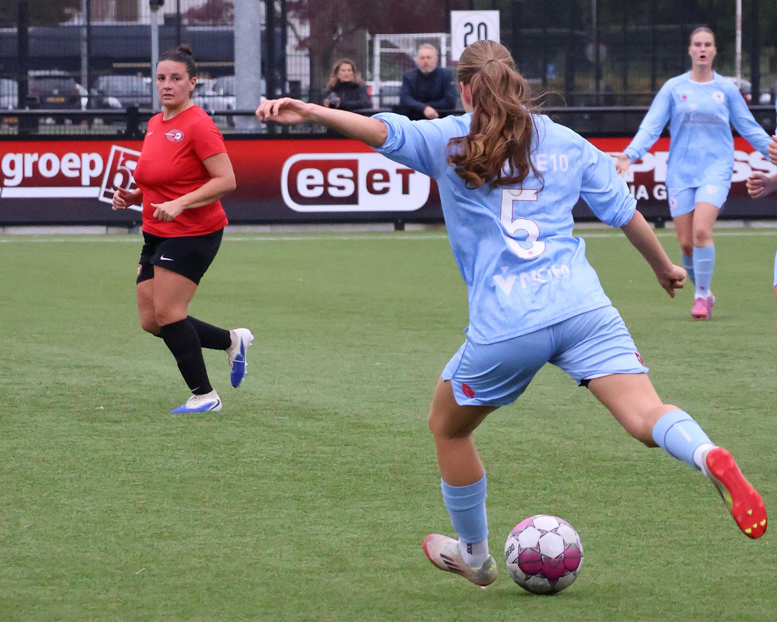 Robin de Bock op het voetbalveld.