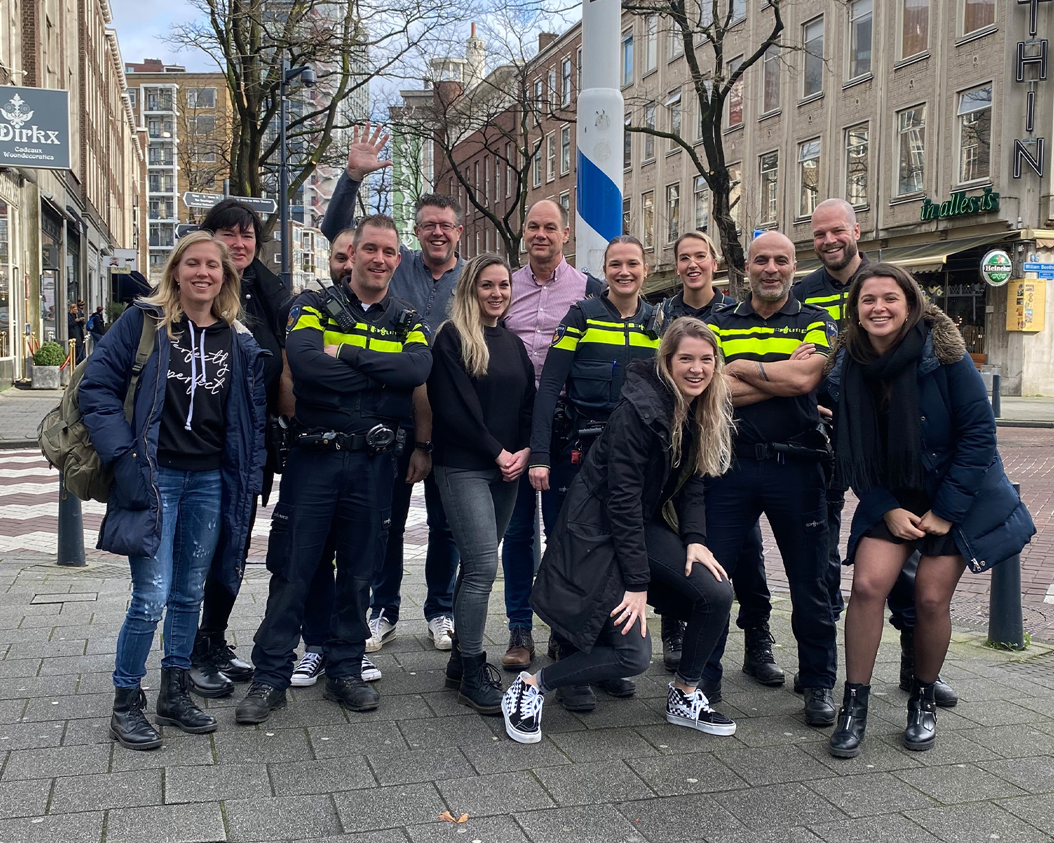 Foto: Sanne liep stage bij een mediabureau in Breda en mocht social mediatraining geven bij Politie Zuid.