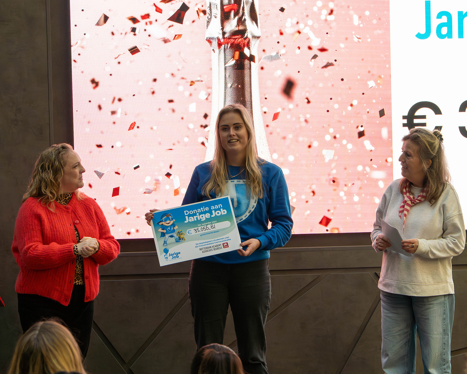 De feestelijke afsluiting van BP Event met Stichting Jarige Job.