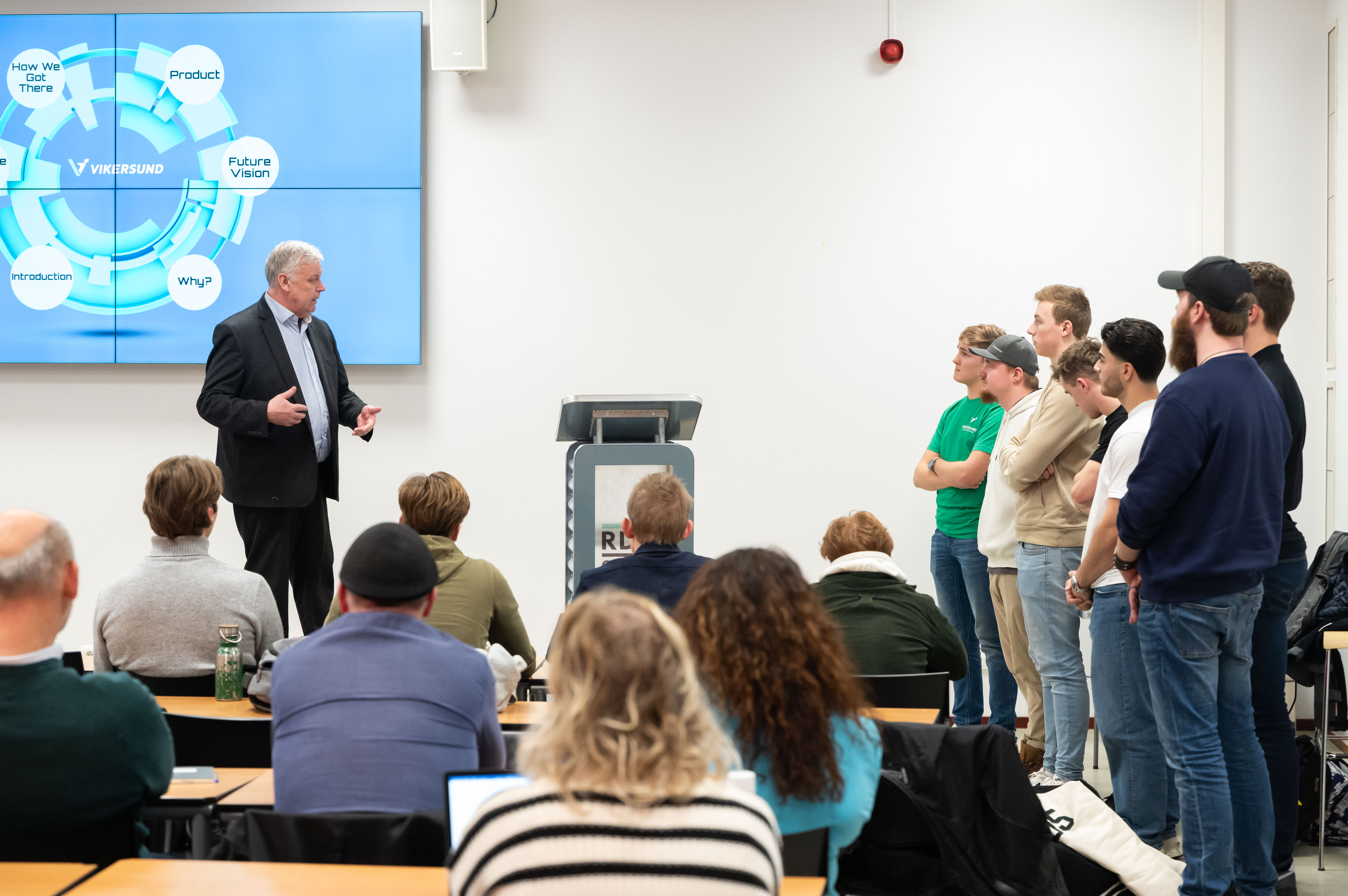 Eindpresentaties van de studenten
